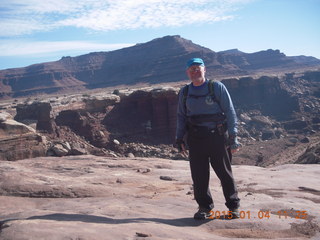 Canyonlands National Park - Lathrop trail hike - Adam (tripod and timer)