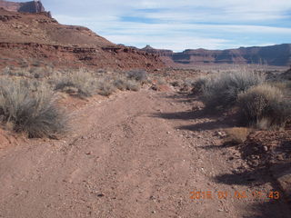 Canyonlands National Park - Lathrop trail hike - Adam (tripod and timer)