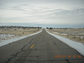 125 8v4. driving in Canyonlands