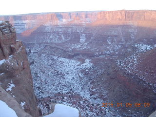 sunrise drive to Dead Horse Point State Park