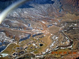 232 8v5. aerial - snowy canyonlands - Colorado hills - Hubbard-Gateway Canyons