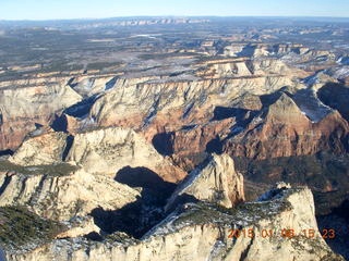 aerial - Zion National Park