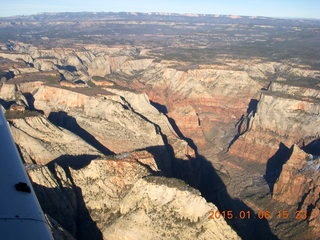 aerial - Zion National Park