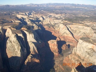 aerial - Zion National Park