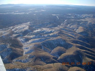 aerial - flight SGU to DVT