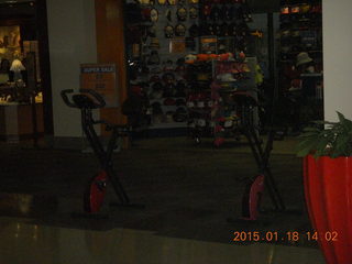 exercise stations at Philadelphia Airport