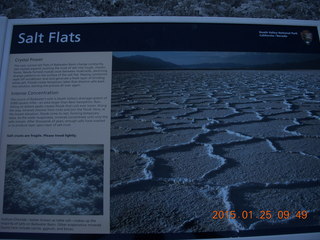 Death Valley - Badwater Basin - Adam running (tripod and timer)