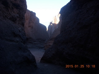 Death Valley - Natural Bridge hike sign