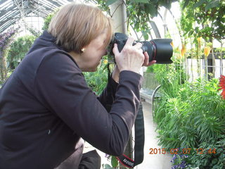 53 8w7. Longwood Gardens - Sandra S taking a picture