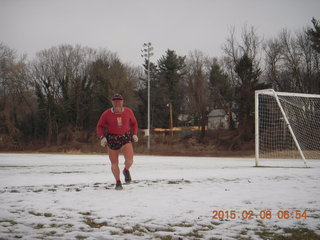 2631 8w8. Tookany Creek Parkway morning run - Adam running