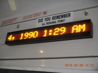 wrong date on the rental car bus
