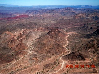 aerial - road to Desert Bar