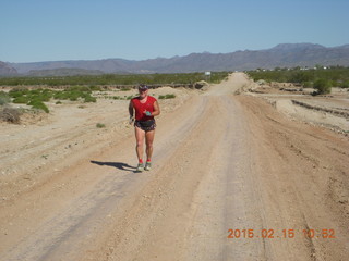 Death Valley - Badwater Basin - Adam running