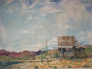 335 8wf. Alamo Lake - Wayside Inn small mural