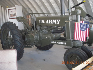 31 8xm. Millar Airport (2AZ4) - army tractor