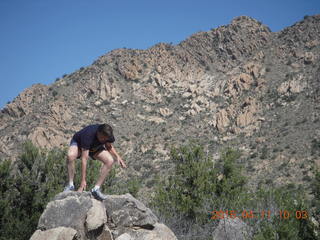 Bagdad run/hike - Neil W running