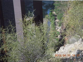 aerial - Hoover Dam and bridge