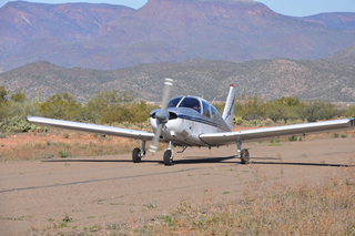 N8377W in Pinnacle Helicopters hangar