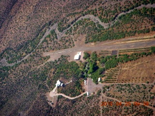 Bouquet Ranch airstrip - stone display