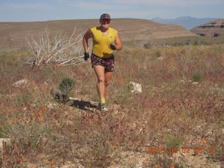 Adam running at Grand Gulch