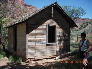 173 8zv. Beaver Creek Canyon hike - cabin, Karen M