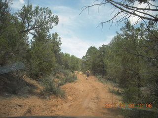 drive to Calamity Mine - very tough side road - Karen