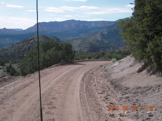 drive from Calamity Mine - hoodooos