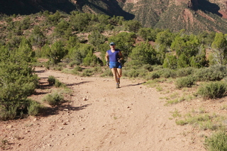 drive to Calamity Mine - Adam running