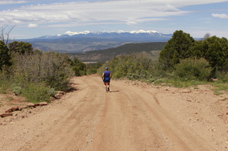 drive to Calamity Mine - Adam running