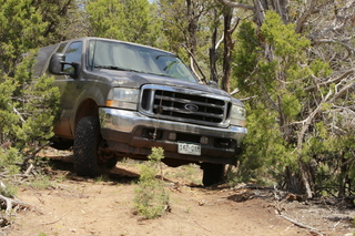 drive to Calamity Mine - Adam running