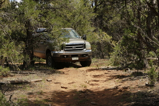 drive to Calamity Mine - difficult side road - truck