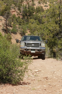 drive to Calamity Mine - difficult side road - truck