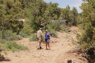 drive to Calamity Mine - difficult side road - Shaun and Adam