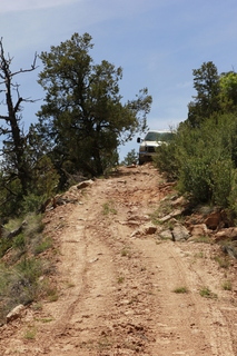 drive to Calamity Mine - difficult side road - truck