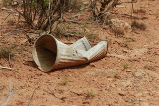 523 8zw. Calamity Mine camp site - garbage can