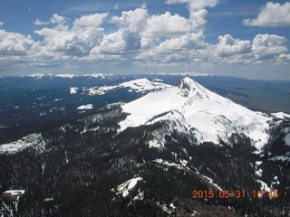 89 8zx. aerial - Telluride area - Lone Cone Mountain