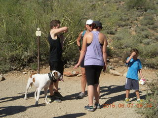 Gateway Loop hiker