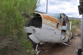 Bagdad Airport (E51) - wrecked airplane