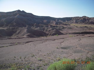 aerial - sunrise craters north of Flagstaff