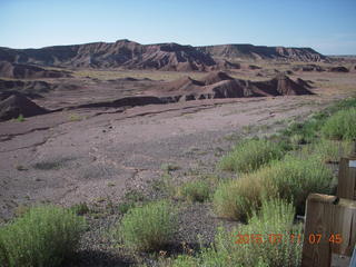 aerial - sunrise craters north of Flagstaff