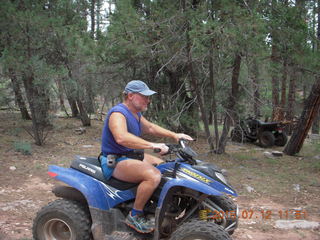 Debbie's and Ted's cabin - quad - four-wheeling - Adam