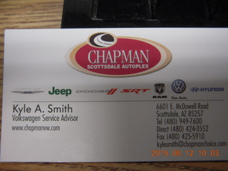 Chapman Kyle Smith card