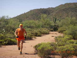 2830 92v. Red Creek airstrip run - Adam running