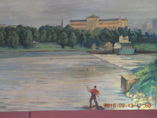 Melrose Diner - painting of art museum