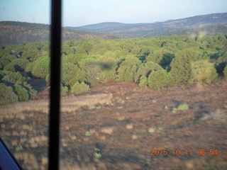 aerial - flying to Buzzard Roost