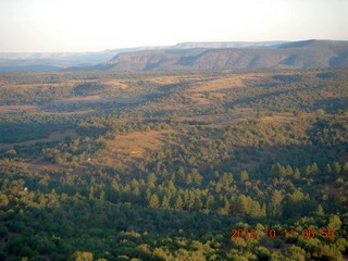 aerial - flying to Buzzard Roost