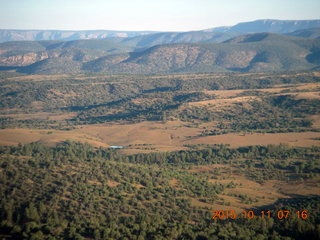 aerial - flying from Buzzard Roost