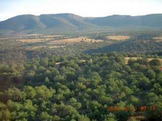 aerial - flying from Buzzard Roost