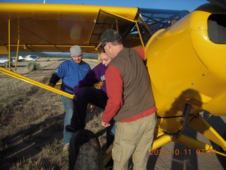 aerial - flying from Buzzard Roost