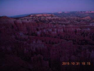 Bryce Canyon sunset + Adam with multicolor wig